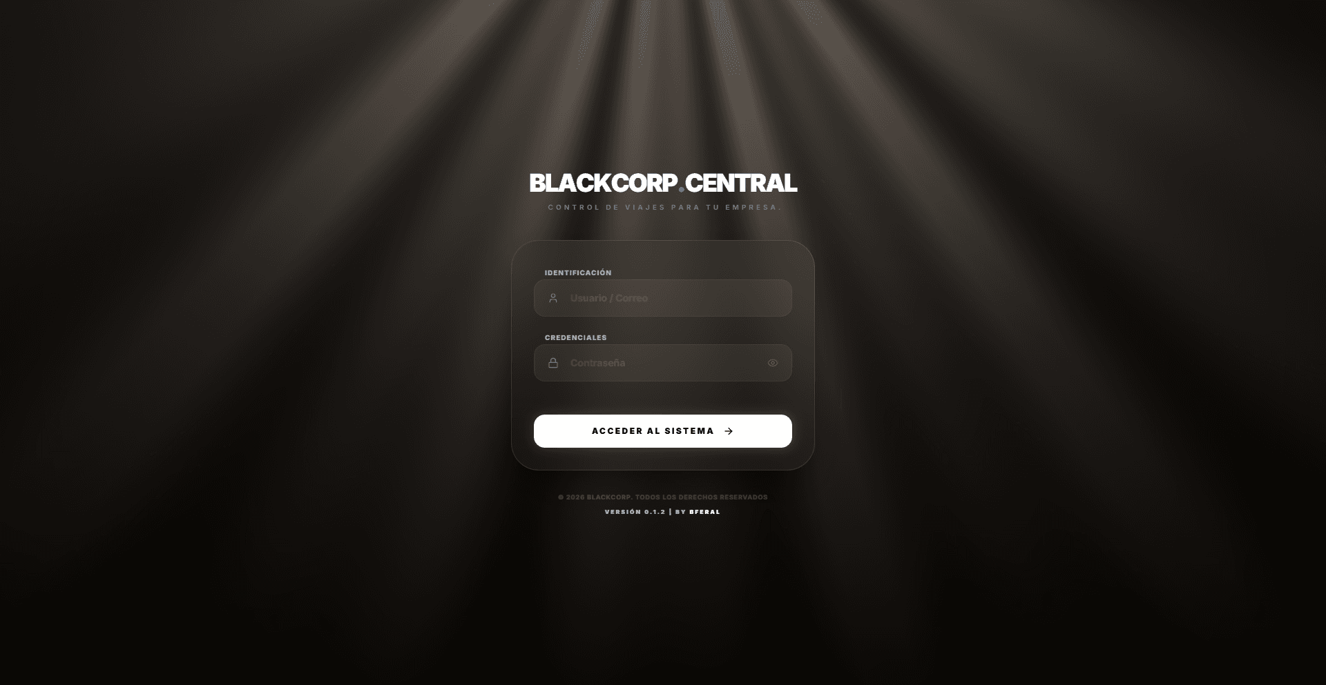 DASHBOARD DE ACCESO SEGURO